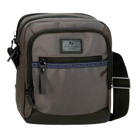 Bolsa de Tiracolo Grande para Tablet Pepe Jeans IRON Cinza | Ref. 186.7655731