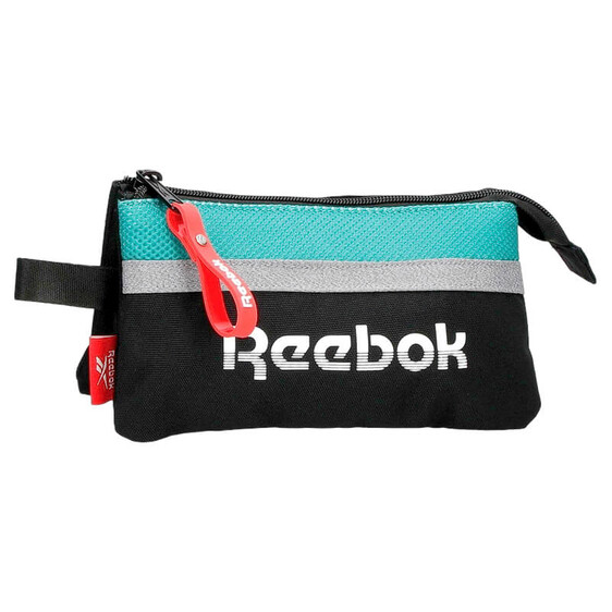 Estojo Escolar Triplo Reebok ANDOVER Preto | Ref. 186.8674321