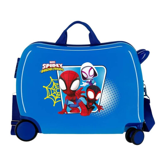 Mala de Viagem Infantil ABS 4 Rodas SPIDEY Team Up Azul | Ref. 186.4699821