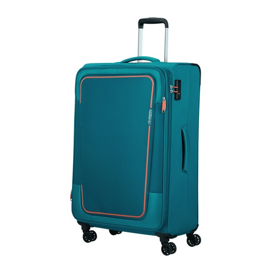 American Tourister Mala de Viagem Gigante 81cm 4R Exp. PULSONIC Petróleo | Ref. 92MD600321