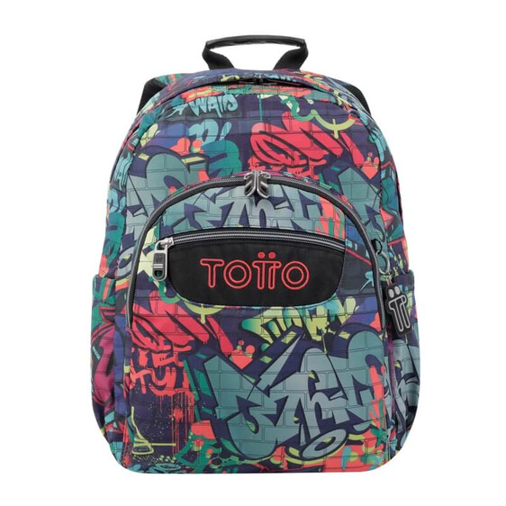 Mochila Escolar Grafite 44Cm Acuarela Totto 6JO Multicolor | Ref. 330.MA04ECO00106JO