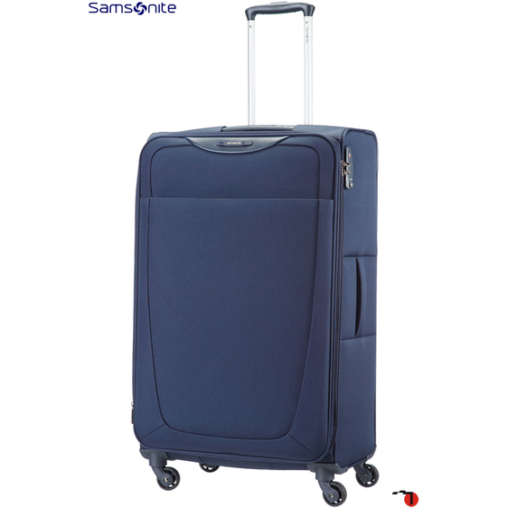 Samsonite Mala/Trolley de Viagem Grande 77cm 4 Rodas Spinner Expansível BASE HITS Azul marinho - Ref. 9236V00441