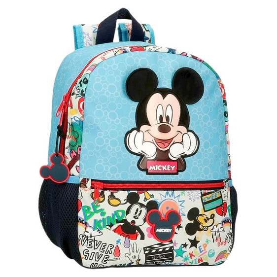 Mochila Pré-Escolar Adap. 32cm Mickey BE COOL Azul | Ref. 186.27822D1