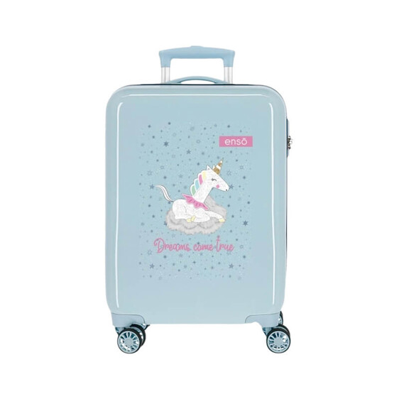 Mala de Cabine / Trolley 55cm 4 Rodas Enso DREAMS COME TRUE Azul | Ref. 186.9481721