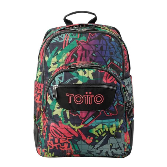 Mochila Escolar Graffiti 44Cm Rayol Totto 6JO Multicolor | Ref. 330.MA04ECO002N6JO