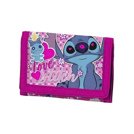 Carteira Velcro Stitch D05919 Rosa | Ref. 339.D05919