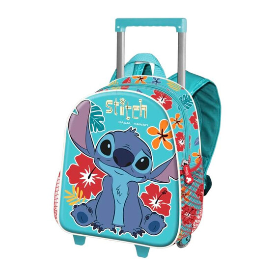 Mochila Pré-Escolar 3D c/ Carro Stitch TROPIC Azul | Ref. 339.05607