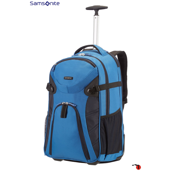 Samsonite Mochila para Portátil c/ rodas 17'' Wanderpacks (Azul/Azulado cinza)