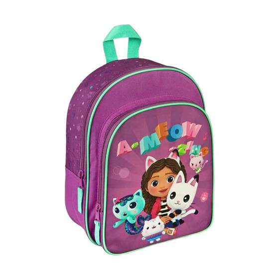 Mochila Pré-Escolar 31cm Gabby’s DOLLHOUSE Roxa | Ref. 339.GABY7601