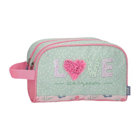 Necessaire Adaptável 2C Enso LOVE ICE CREAM Rosa | Ref. 186.9564421