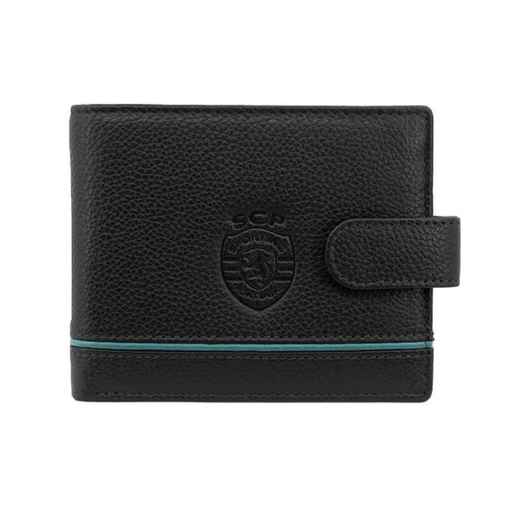 Carteira de Documentos c/ Presilha RFID SPORTING 3180 Preta | Ref. 254.SCP3180P
