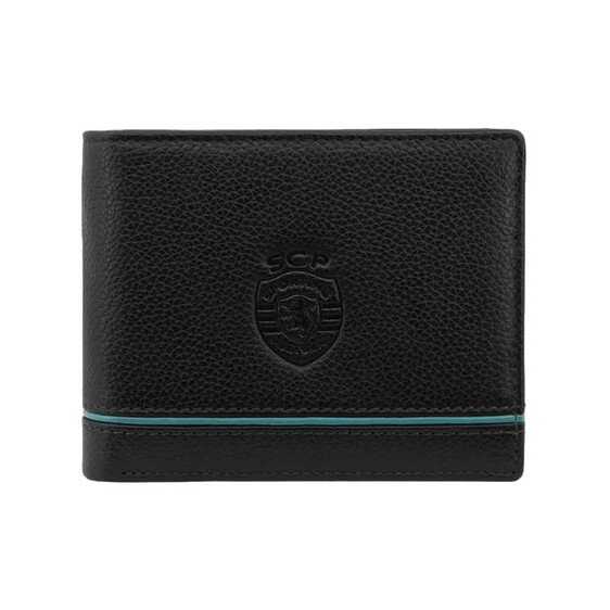 Carteira de Homem para 9CC RFID SPORTING 3182 Preta | Ref. 254.SCP3182P