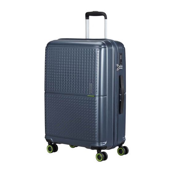 American Tourister Mala de Viagem Média 67cm 4R GEOPOP Azul | Ref. 92ME100201