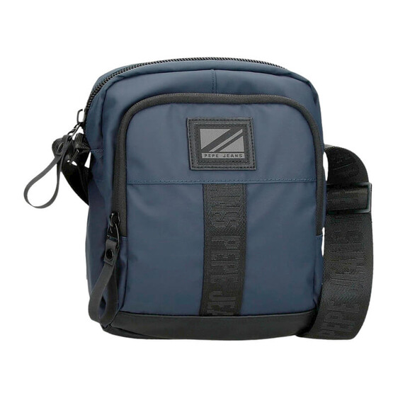 Bolsa de Tiracolo c/ Bolso Frontal Pepe Jeans HOXTON Azul Marinho | Ref. 186.7345332