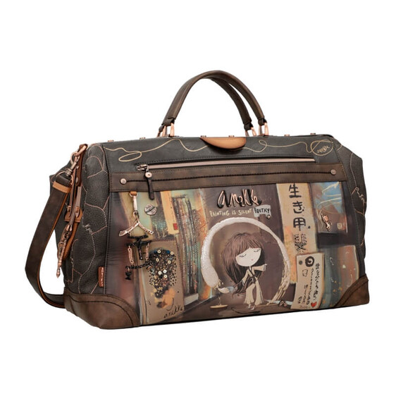 Anekke Saco de Viagem 49cm SHÕEN Castanho | Ref. 280.37708-401