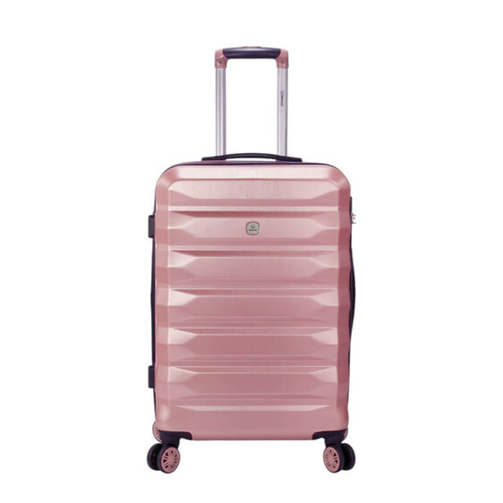 Benzi Mala de Viagem / Trolley Médio 64cm 4 Rodas Exp. BZ5692 Rosa | Ref. 288.BZ5682R-B