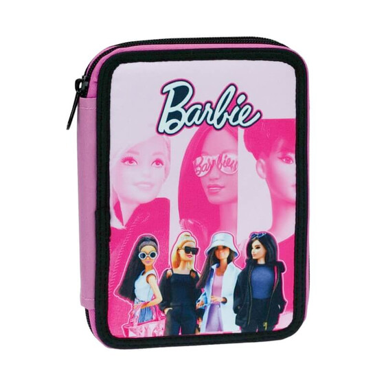 Estojo Escolar Duplo Compartimento Barbie OUT OF THE BOX Rosa | Ref. 339.349-79100