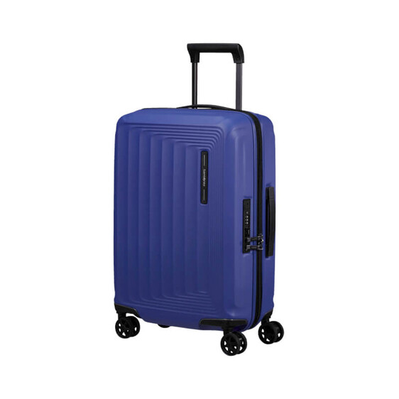 Samsonite Mala de Cabine / Trolley 55cm 4R Exp NUON Azul Náutico Metálico | Ref. 92KF000221