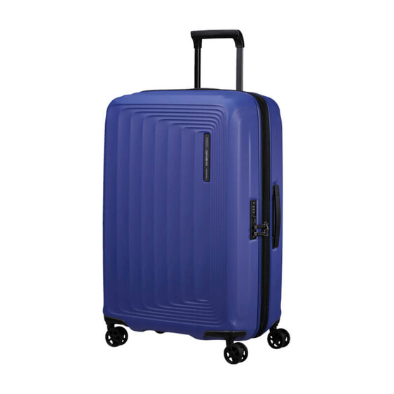 Samsonite Mala de Viagem / Trolley Médio 69cm Exp NUON Azul Náutico Metálico | Ref. 92KF000321