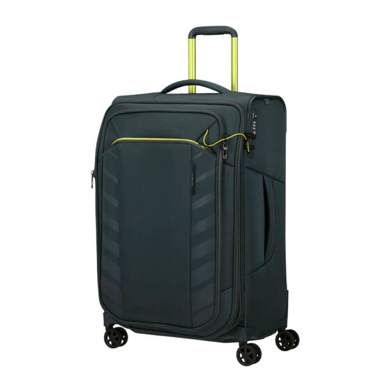 Samsonite Mala de Viagem / Trolley Média 67cm Exp. RESPARK Verde Urbano | Ref. 92KJ300624