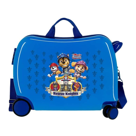 Mala de Viagem Infantil 4 Rodas Paw Patrol RESCUE KNIGHTS Azul | Ref. 186.4949821