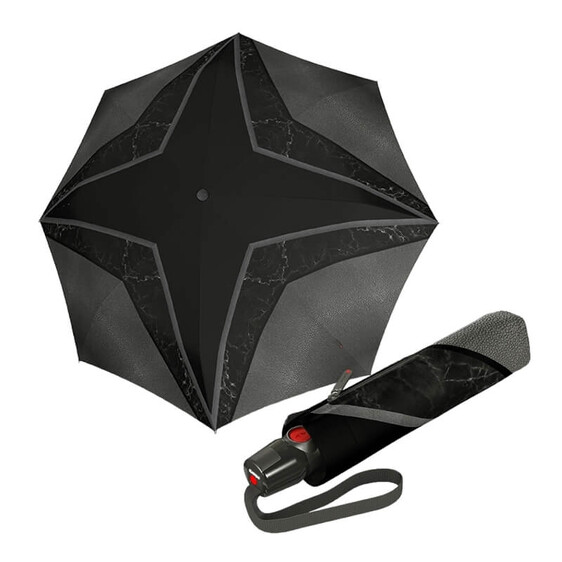 Guarda-Chuva Knirps Dobrável T.200 Médio Duomatic Anna Black | Ref. 300.9532008284