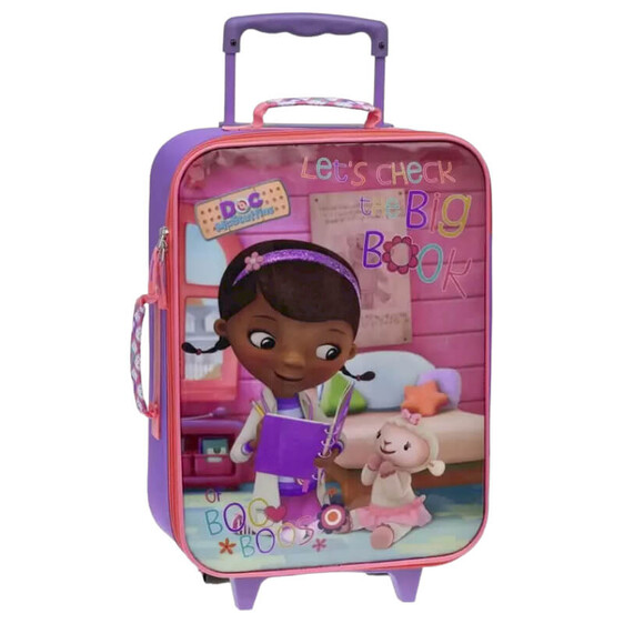 Mala de Cabine / Trolley 55cm 2 Rodas Doutora Brinquedos DOC & LOMBIE Roxo | Ref. 186.98117