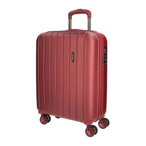 Mala de Cabine / Trolley 55cm 4 Rodas Exp. MOVOM Wood Vermelha | Ref. 186.5318666