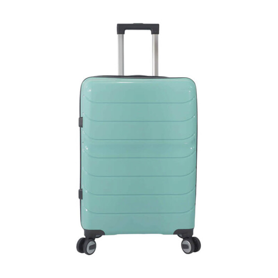 DIAMOND Mala de Viagem / Trolley Médio 66cm 4 Rodas DM5745 Verde | Ref. 288.DM5745VD-B
