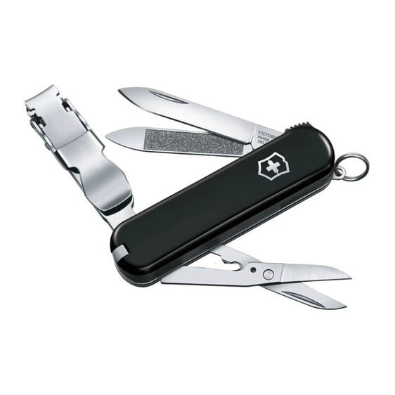 Canivete 65mm VICTORINOX Nail Clip 580 Preto | Ref. 320.06463.3