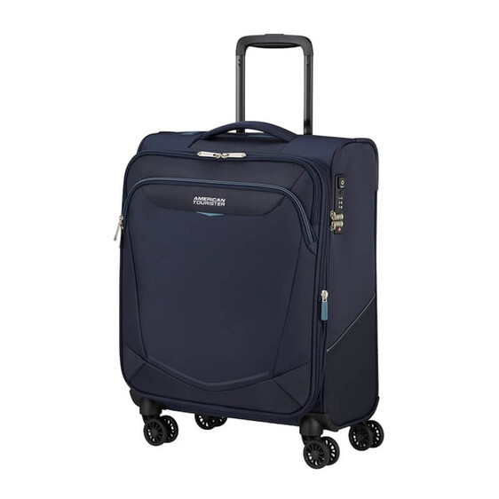 AMERICAN TOURISTER Mala de Cabine 55cm 4R Exp. SummerRide Azul Marinho | Ref. 92ME700441
