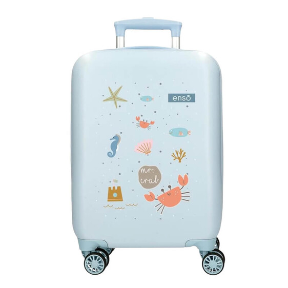 Mala de Cabine / Trolley 50cm 4 Rodas ENSO Mr. Crab Azul | Ref. 186.9751322