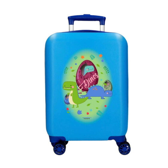 Mala de Cabine / Trolley 50cm 4 Rodas MOVOM Dinos Azul | Ref. 186.3721367