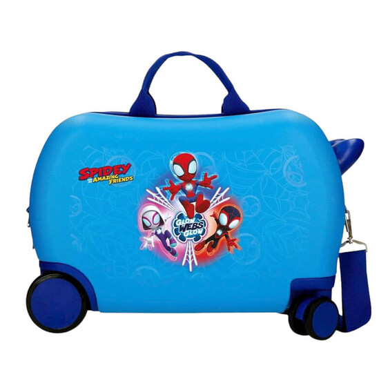 Mala de Viagem Infantil ABS 4 Rodas Easyjet SPIDEY Power of 3 Azul | Ref. 186.2011041