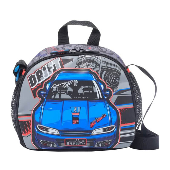 Lancheira Térmica Infantil Racing TOTTO 5HR Cinza | Ref. 330.AJ61RAC00125HR