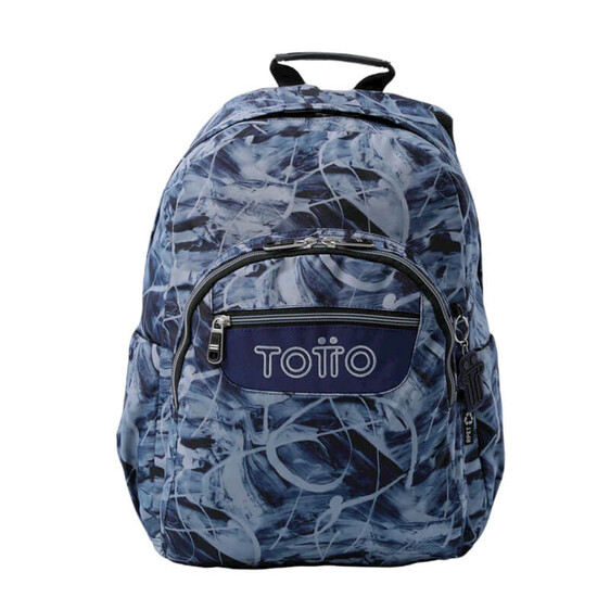 Mochila Escolar para Portátil 14” Glowery Acuarela TOTTO 6YG Azul | Ref. 330.MA04ECO00126YG