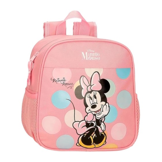 Mochila Pré-Escolar Adap. 25Cm MINNIE Coquette Rosa | Ref. 186.43120D1