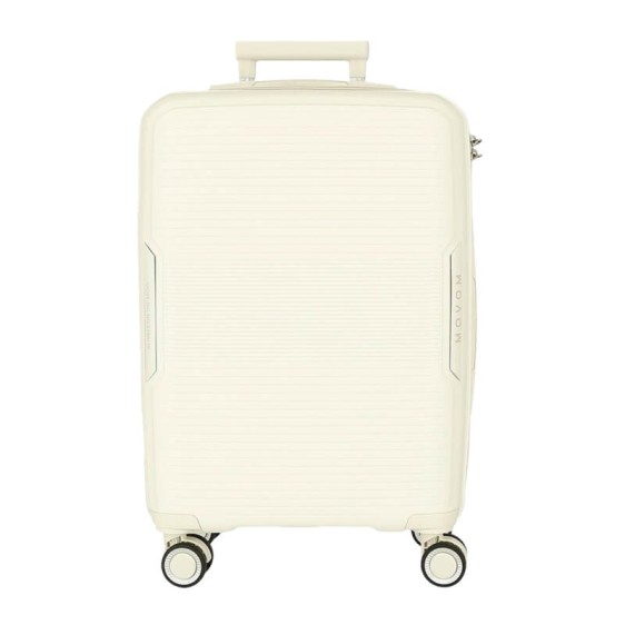 Mala de Cabine / Trolley 55cm 4R Exp. MOVOM Inari Branca | Ref. 186.5328625