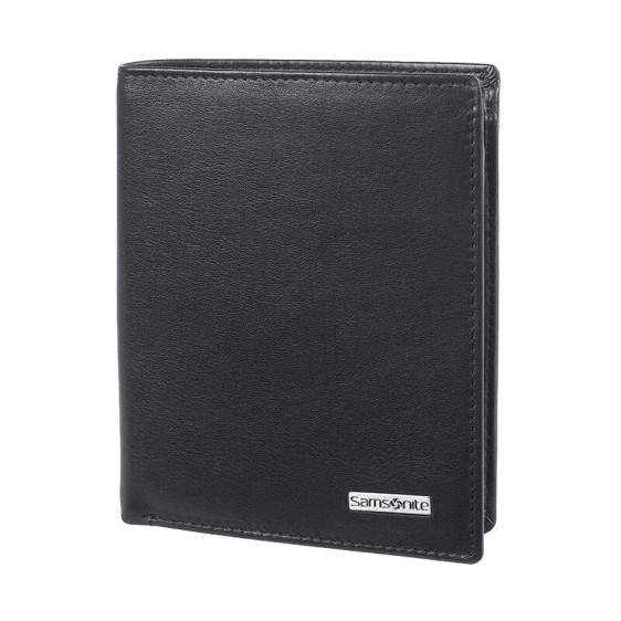 SAMSONITE Carteira Vertical c/ P. Moedas S-Derrey SLG Preta | Ref. 9210V11509