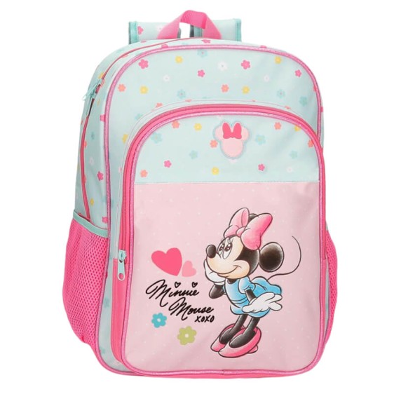 Mochila Escolar 40cm 2c MINNIE Imagine Turquesa | Ref. 186.4232341