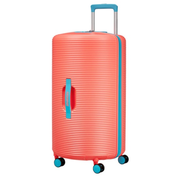 AMERICAN TOURISTER Mala de Viagem Grande 75cm 4R Exp. Rollio Coral/Azul | Ref. 92MG900301