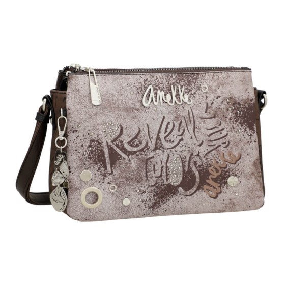 ANEKKE Bolsa de Tiracolo 3C Core Mantle Castanha | Ref. 280.39883-184