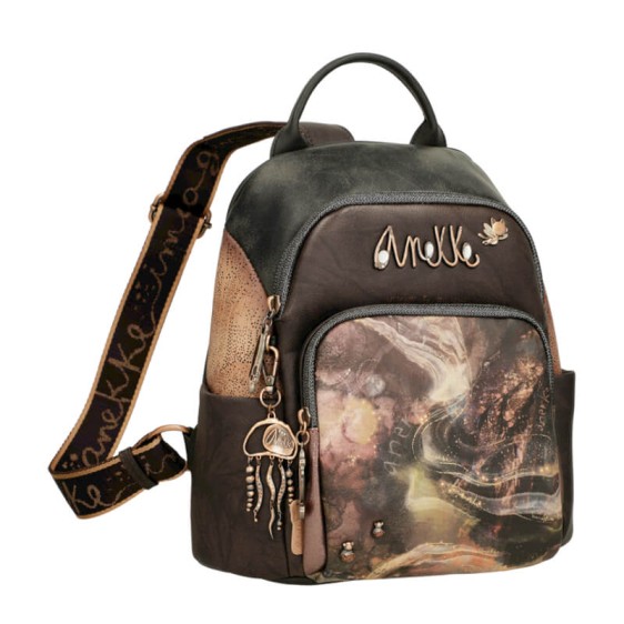 ANEKKE Mochila Anti-Roubo Dreamverse Land Castanho Café | Ref. 280.39715-213