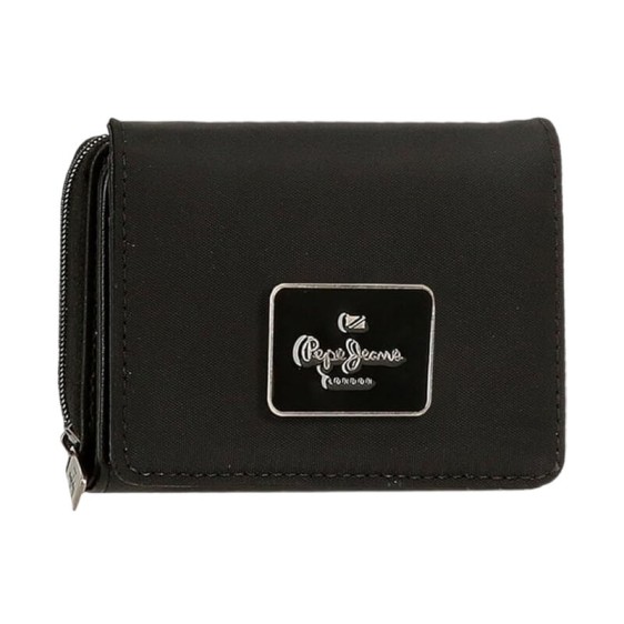 Carteira Porta-Moedas PEPE JEANS Christine Preta | Ref. 186.7098243