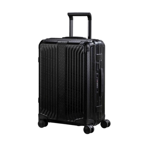 SAMSONITE Mala de Cabine / Trolley 55cm 4R Lite-Box Alu Boss Preta | Ref. 92KO300128