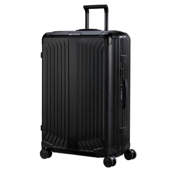 SAMSONITE Mala de Viagem / Trolley Grande 76cm 4R Lite-Box Alu Boss Preta | Ref. 92KO300328