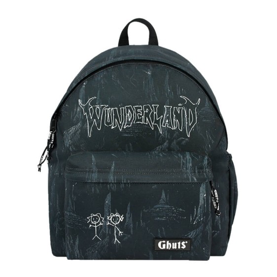 GHUTS Mochila Clássica Portátil GH211 P54 Wunderland B&W | Ref. 294.2421154