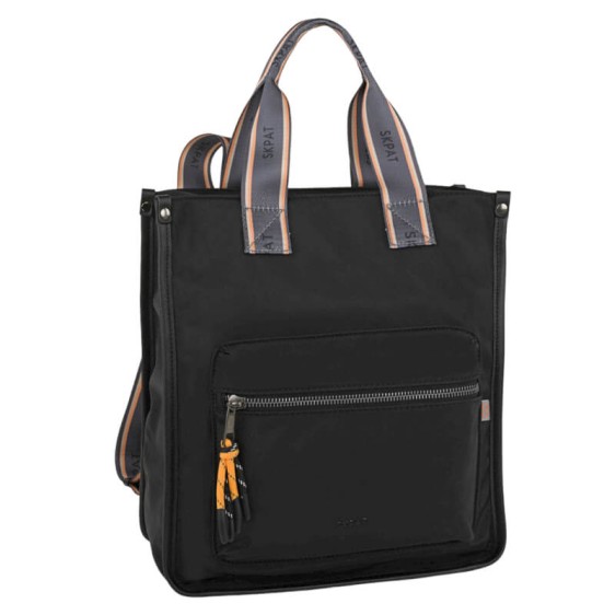 Mochila de Senhora Casual SKPAT Parma Preta | Ref. 237.32399901