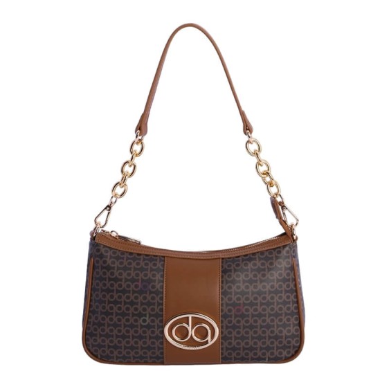 Bolsa de Tiracolo DON ALGODON Udine Castanha | Ref. 278.0QI7853051