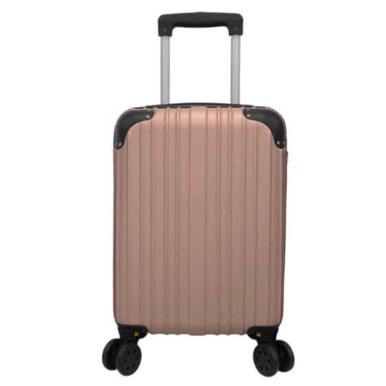 Mala de Cabine / Trolley 45cm 4R. Amovíveis Easyjet Talent 8 Rosa Metalizado | Ref. 337.8RM